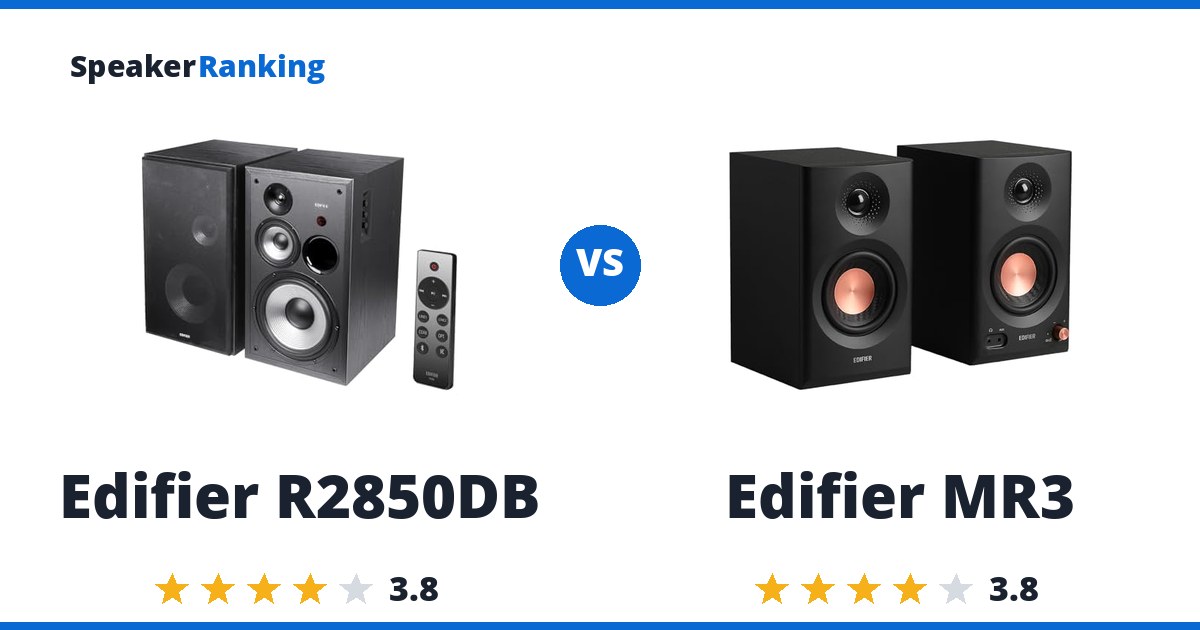 Edifier R2850DB vs Edifier MR3