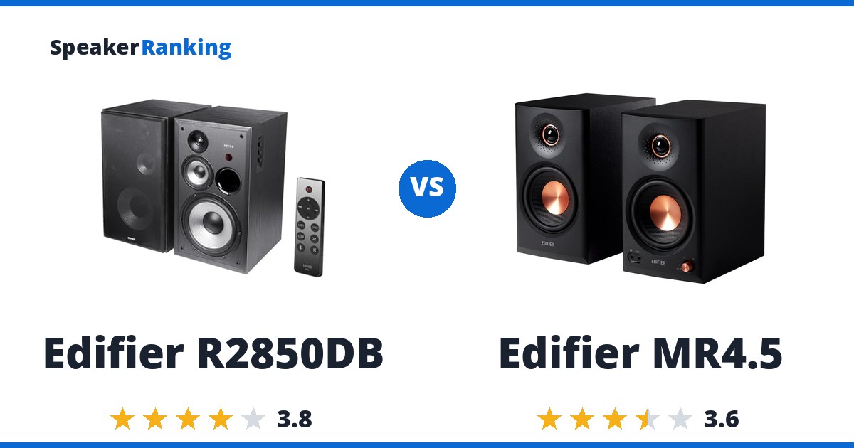 Edifier R2850DB vs Edifier MR4.5