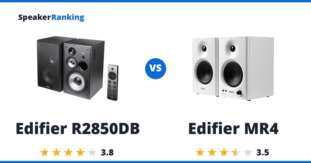 Edifier R2850DB vs Edifier MR4