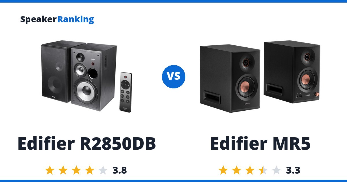 Edifier R2850DB vs Edifier MR5
