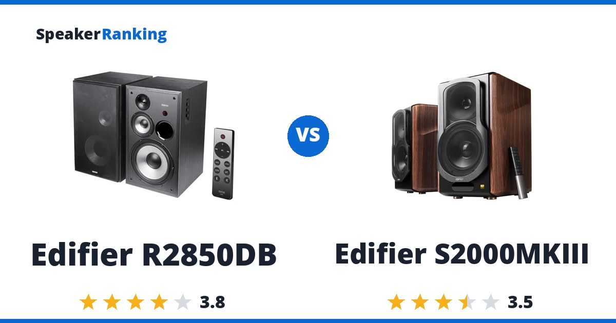 Edifier R2850DB vs Edifier S2000MKIII