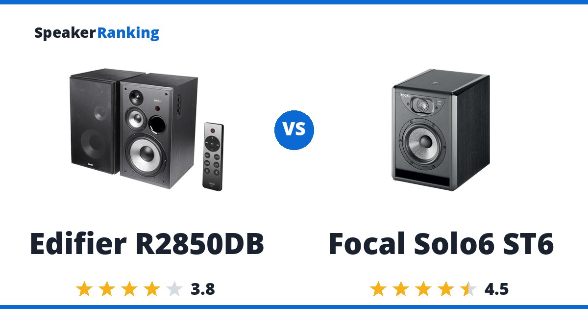 Edifier R2850DB vs Focal Solo6 ST6