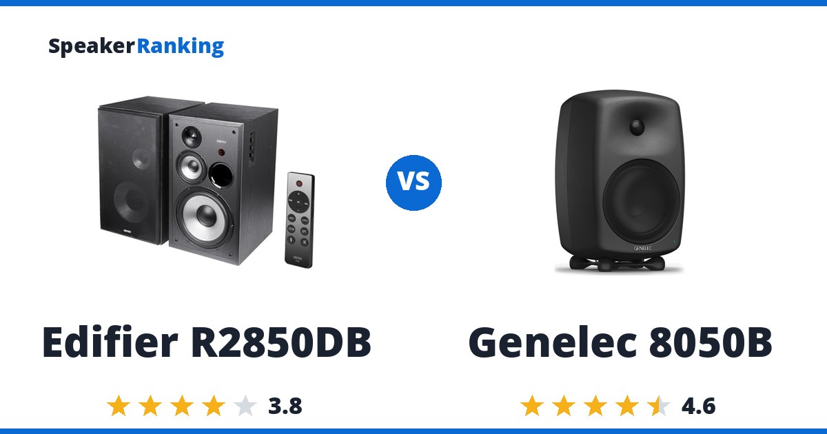 Edifier R2850DB vs Genelec 8050B