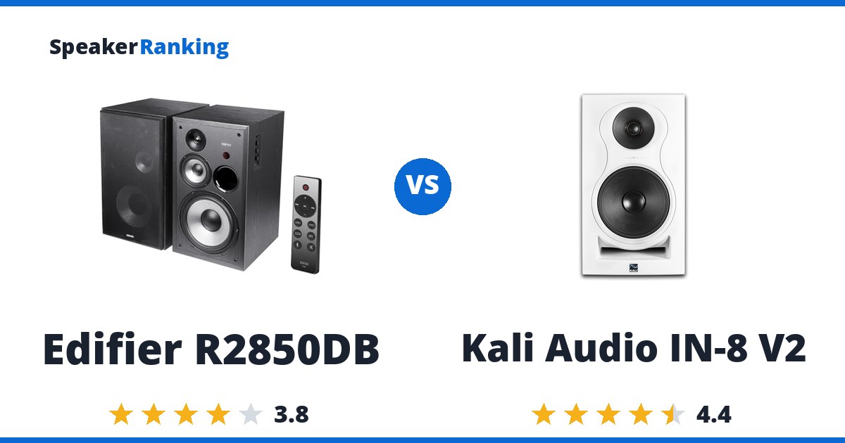 Edifier R2850DB vs Kali Audio IN-8 V2