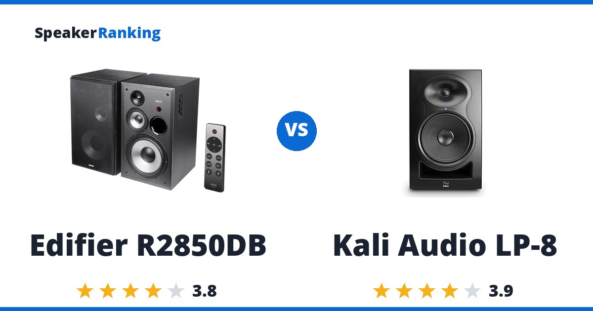 Edifier R2850DB vs Kali Audio LP-8