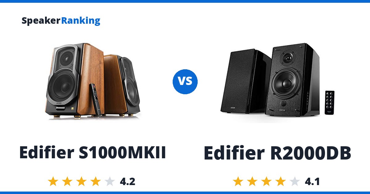 Edifier S1000MKII vs Edifier R2000DB