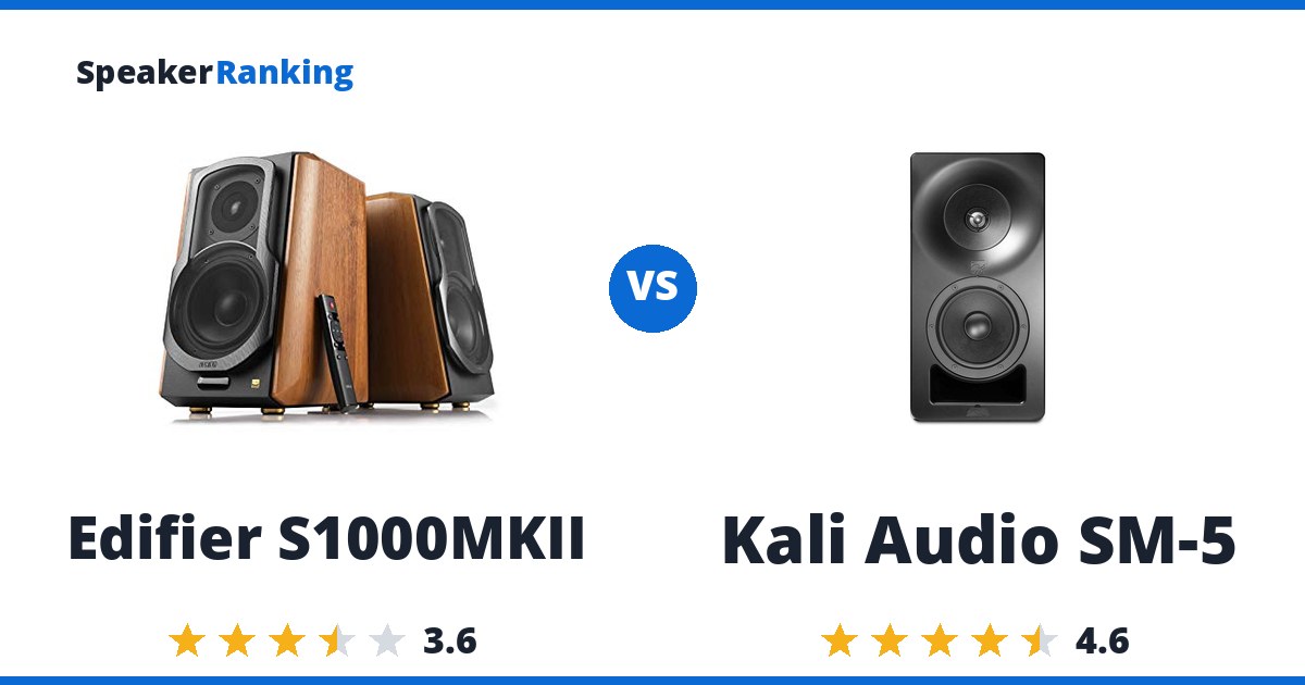 Edifier S1000MKII vs Kali Audio SM-5