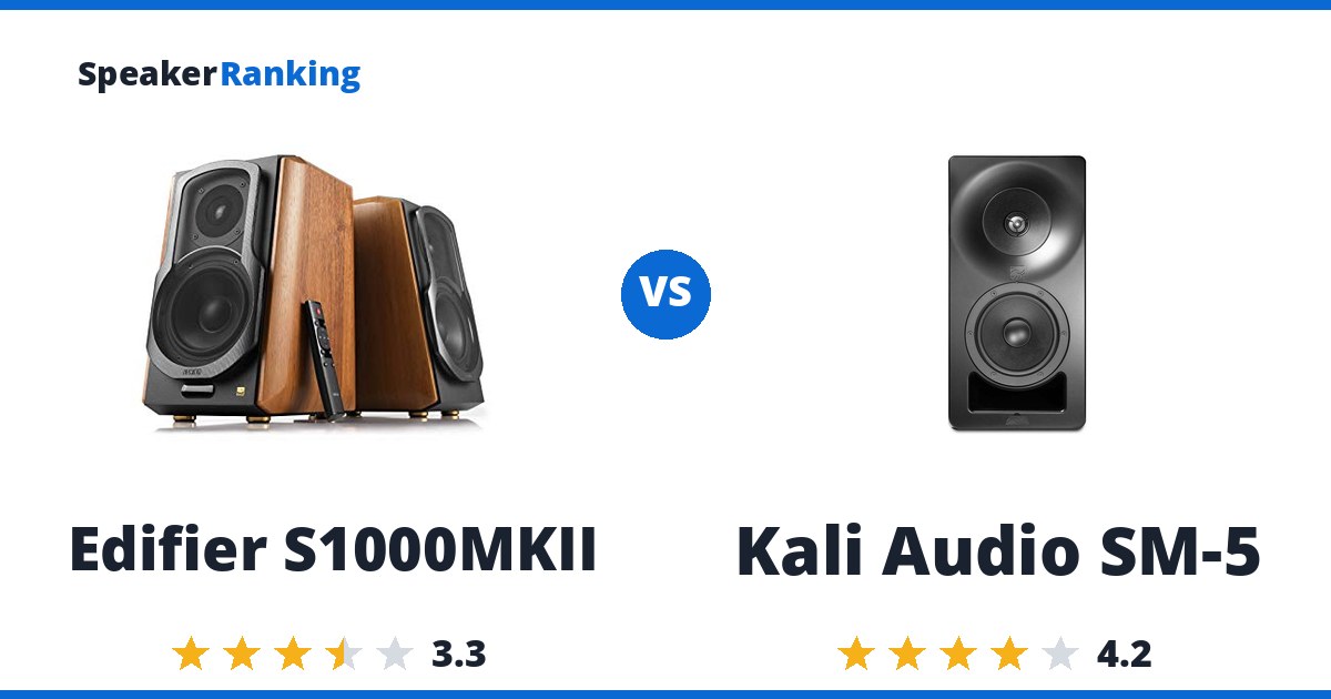 Edifier S1000MKII vs Kali Audio SM-5