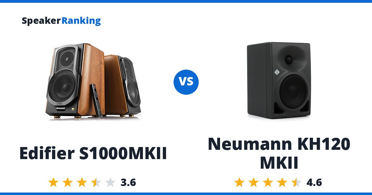 Edifier S1000MKII vs Neumann KH120 MKII