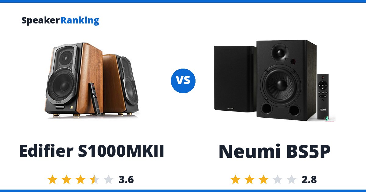 Edifier S1000MKII vs Neumi BS5P
