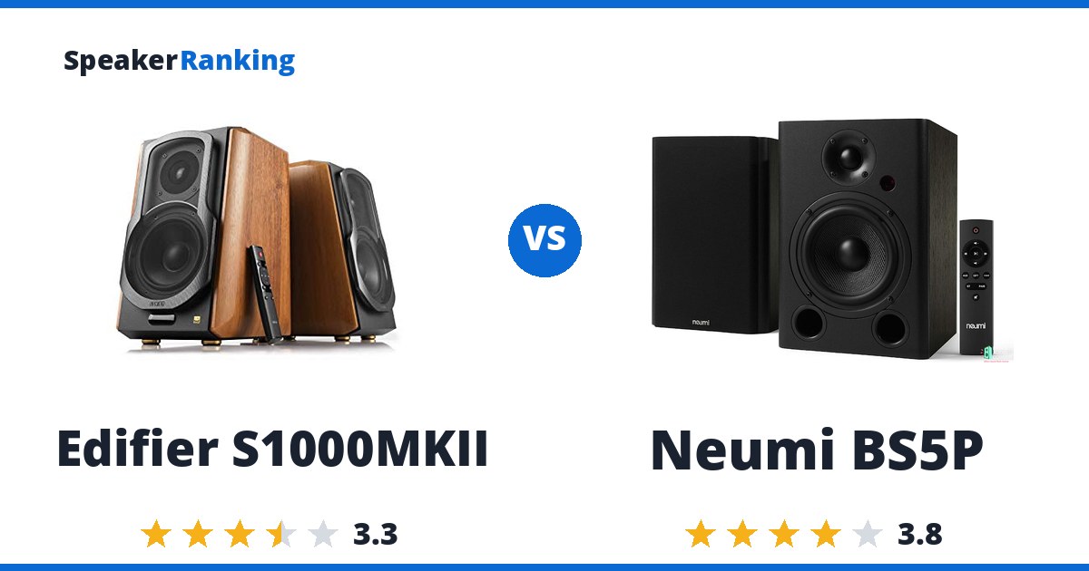 Edifier S1000MKII vs Neumi BS5P