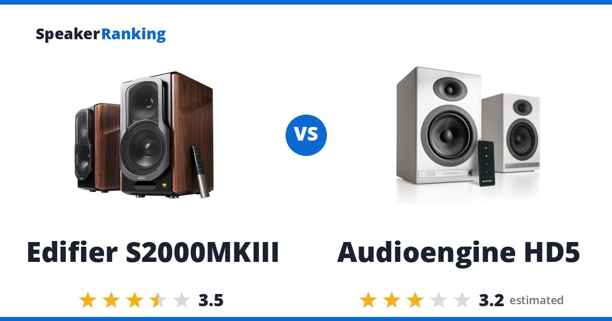 Edifier S2000MKIII vs Audioengine HD5