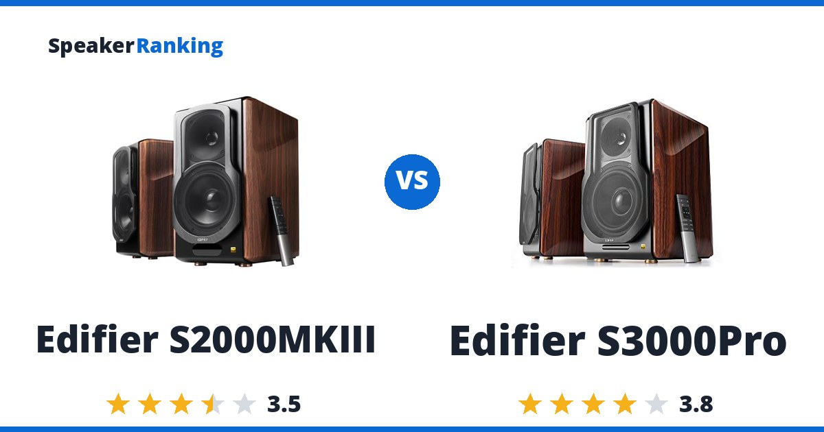 Edifier S2000MKIII vs Edifier S3000Pro
