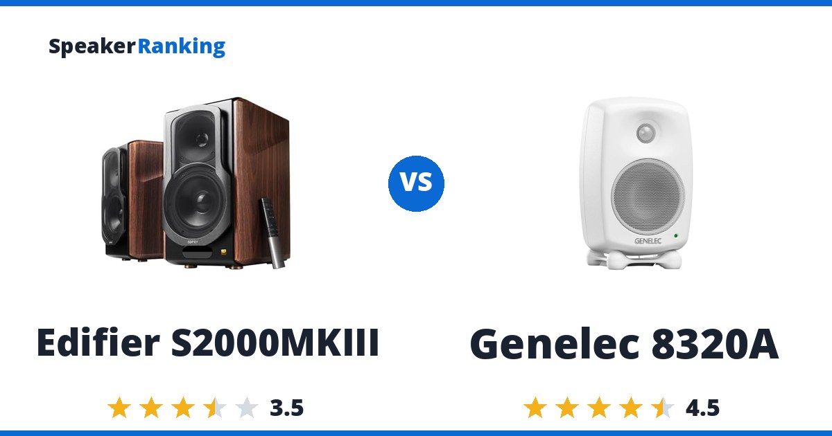 Edifier S2000MKIII vs Genelec 8320A