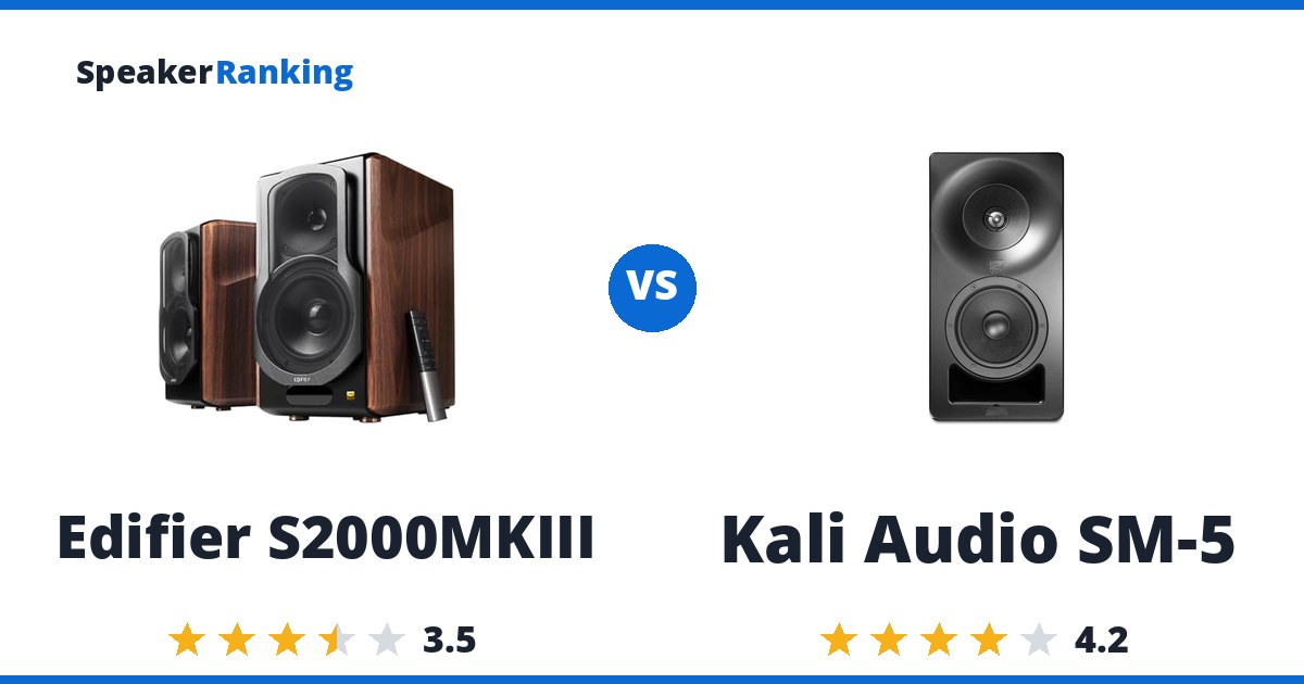Edifier S2000MKIII vs Kali Audio SM-5