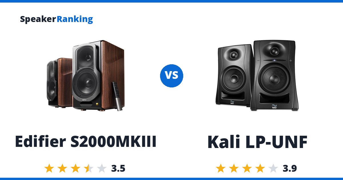 Edifier S2000MKIII vs Kali LP-UNF