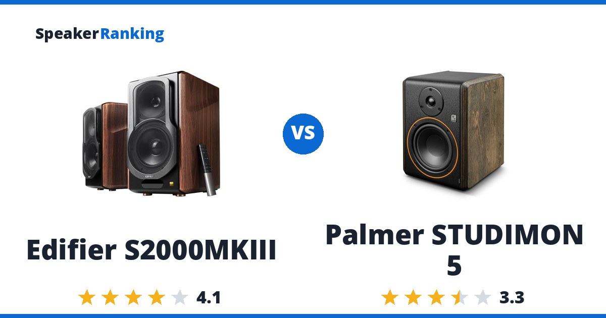 Edifier S2000MKIII vs Palmer STUDIMON 5