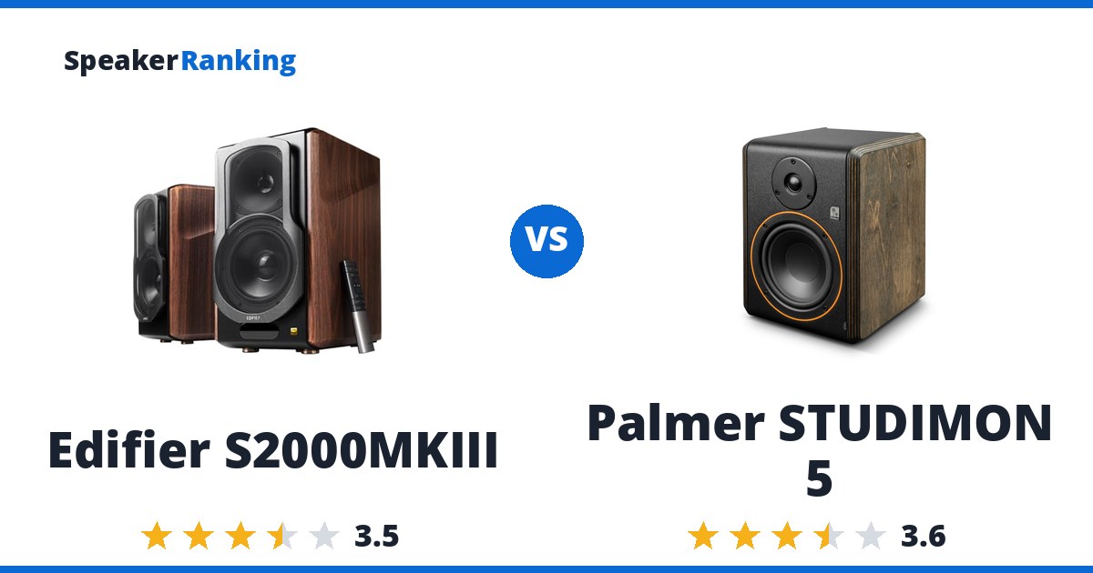 Edifier S2000MKIII vs Palmer STUDIMON 5