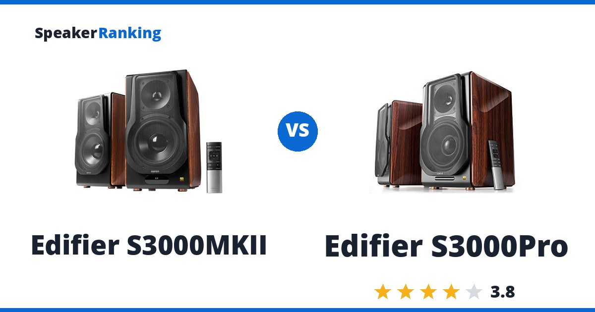 Edifier S3000MKII vs Edifier S3000Pro