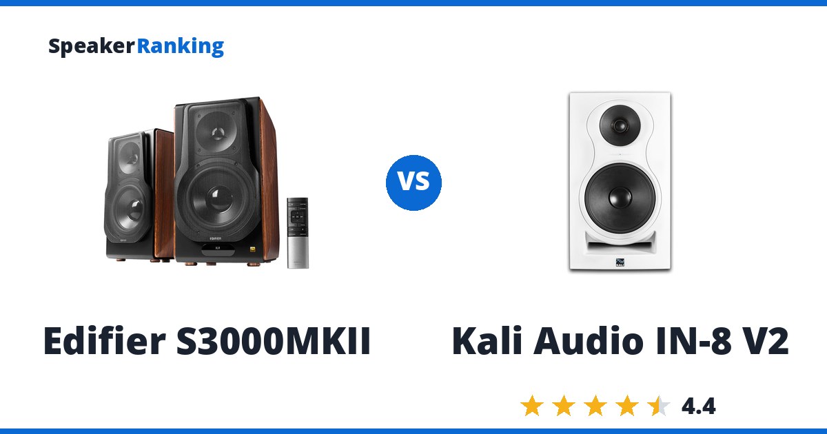 Edifier S3000MKII vs Kali Audio IN-8 V2
