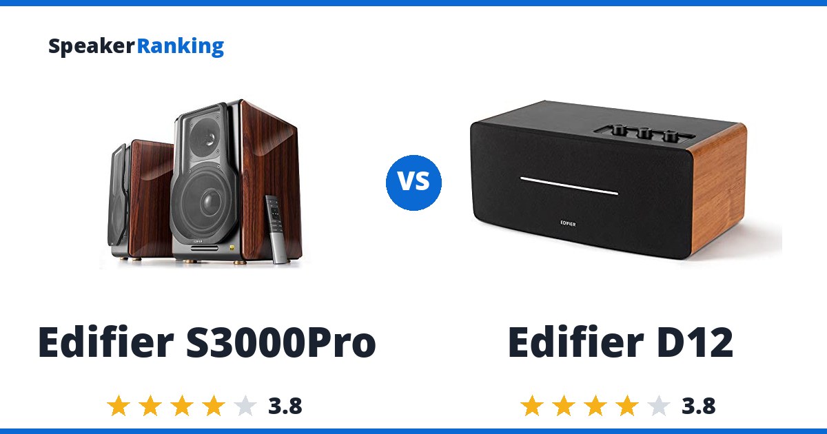 Edifier S3000Pro vs Edifier D12