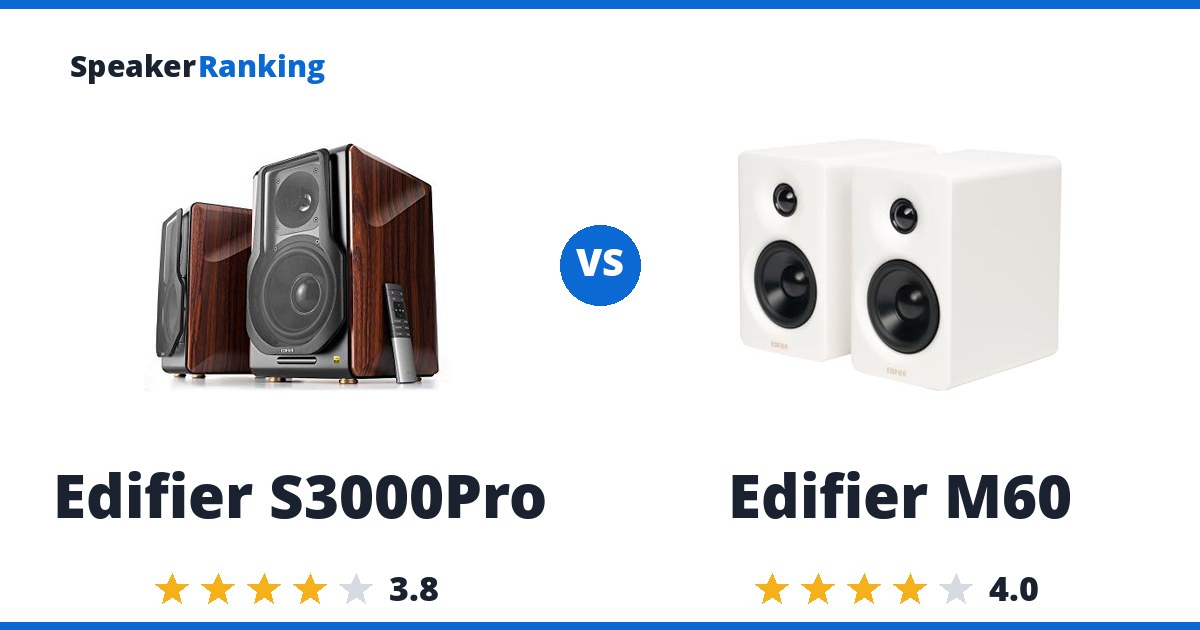 Edifier S3000Pro vs Edifier M60