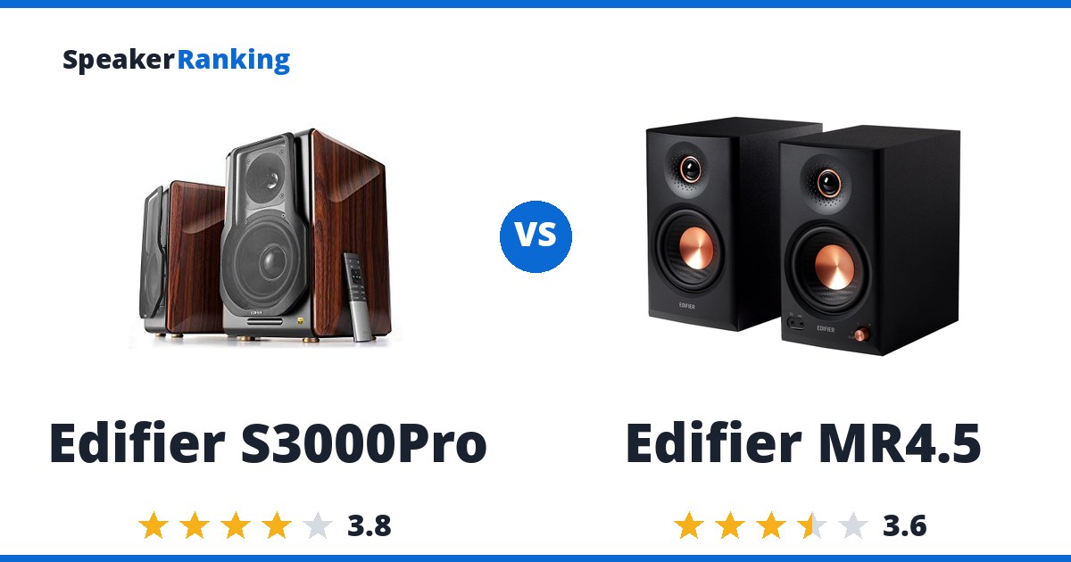 Edifier S3000Pro vs Edifier MR4.5