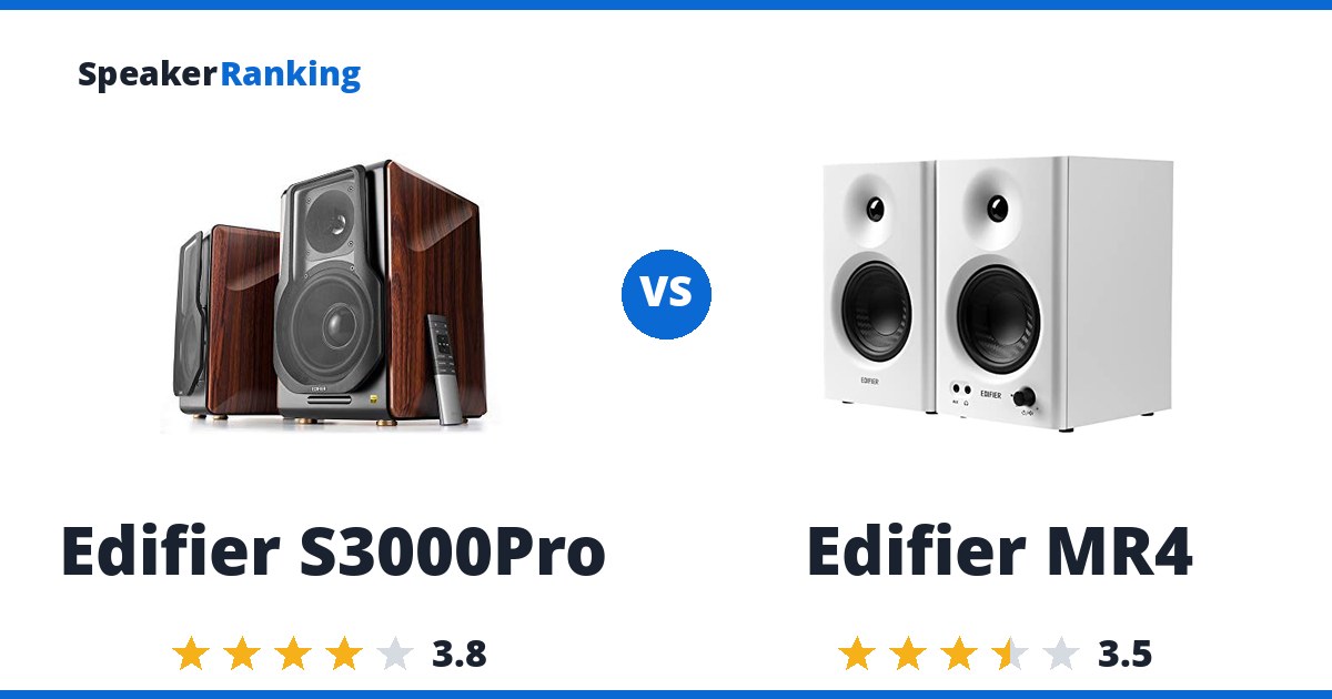 Edifier S3000Pro vs Edifier MR4