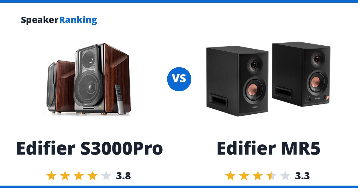 Edifier S3000Pro vs Edifier MR5
