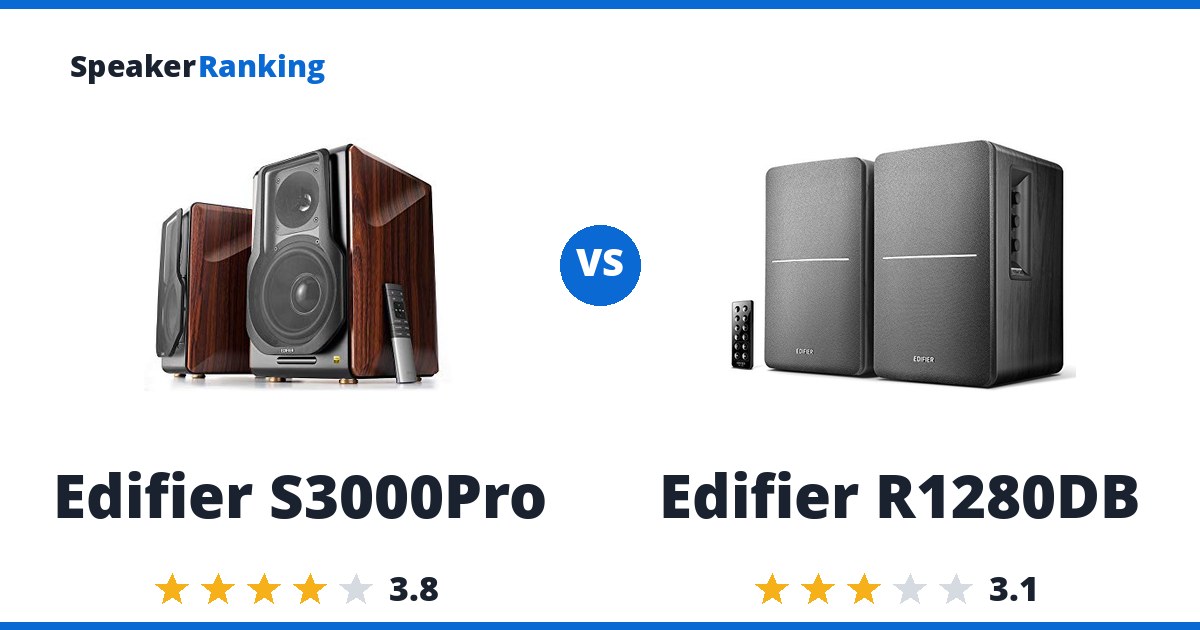 Edifier S3000Pro vs Edifier R1280DB