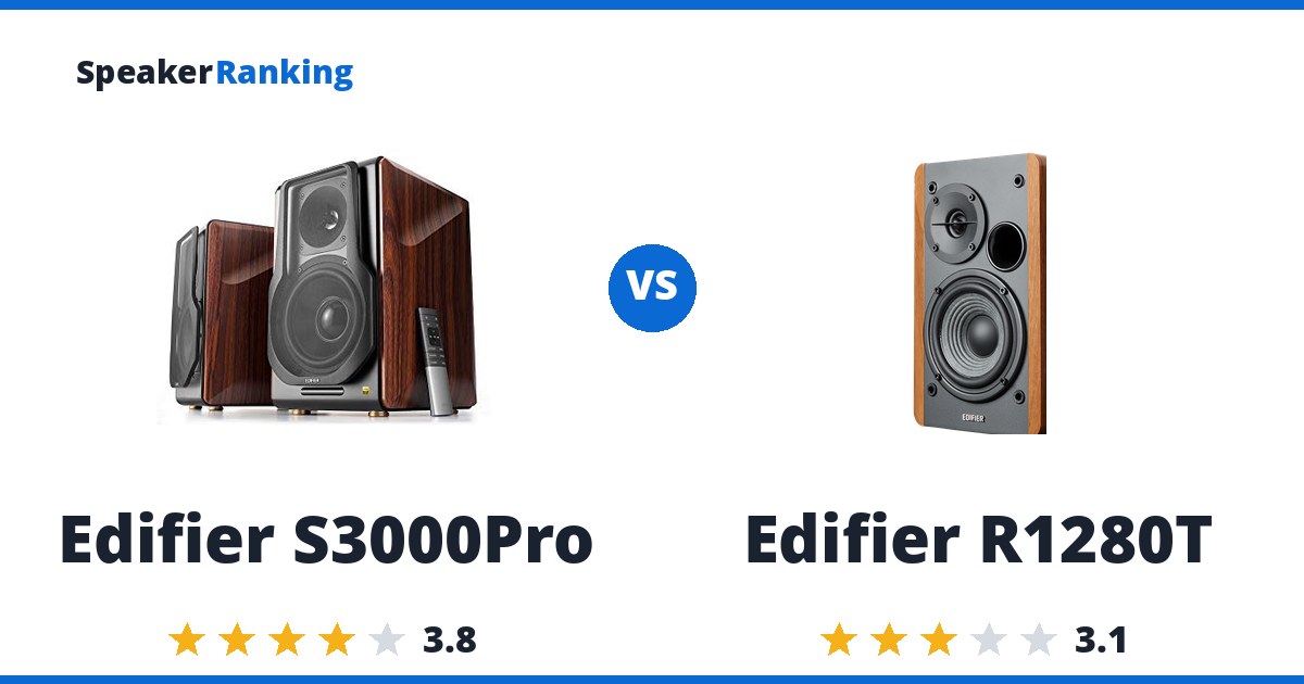 Edifier S3000Pro vs Edifier R1280T