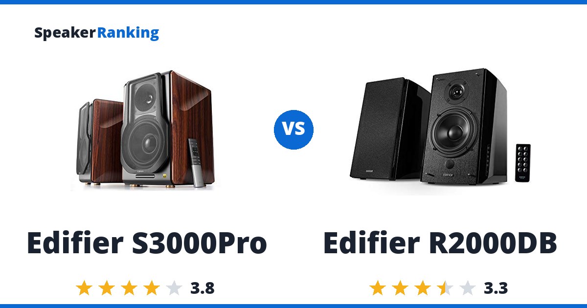 Edifier S3000Pro vs Edifier R2000DB