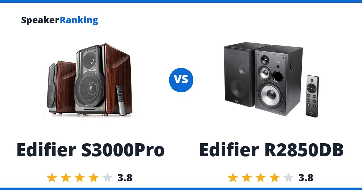 Edifier S3000Pro vs Edifier R2850DB