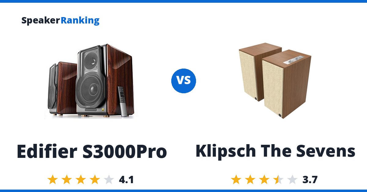 Edifier S3000Pro vs Klipsch The Sevens