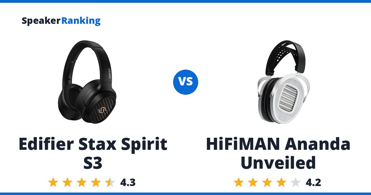 Edifier Stax Spirit S3 vs HiFiMAN Ananda Unveiled