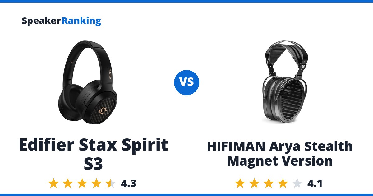 Edifier Stax Spirit S3 vs HIFIMAN Arya Stealth Magnet Version