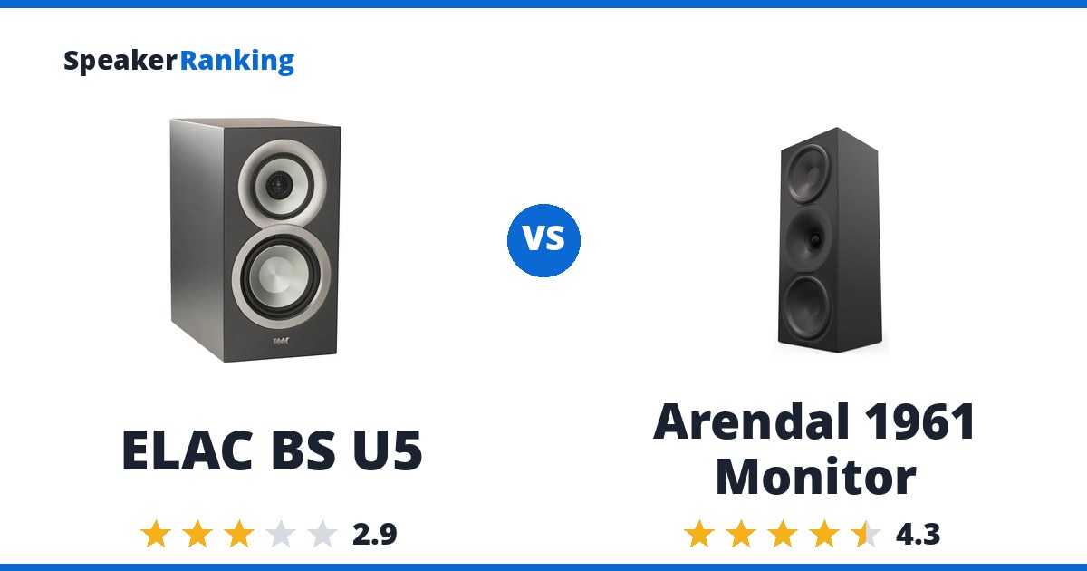 ELAC BS U5 vs Arendal 1961 Monitor