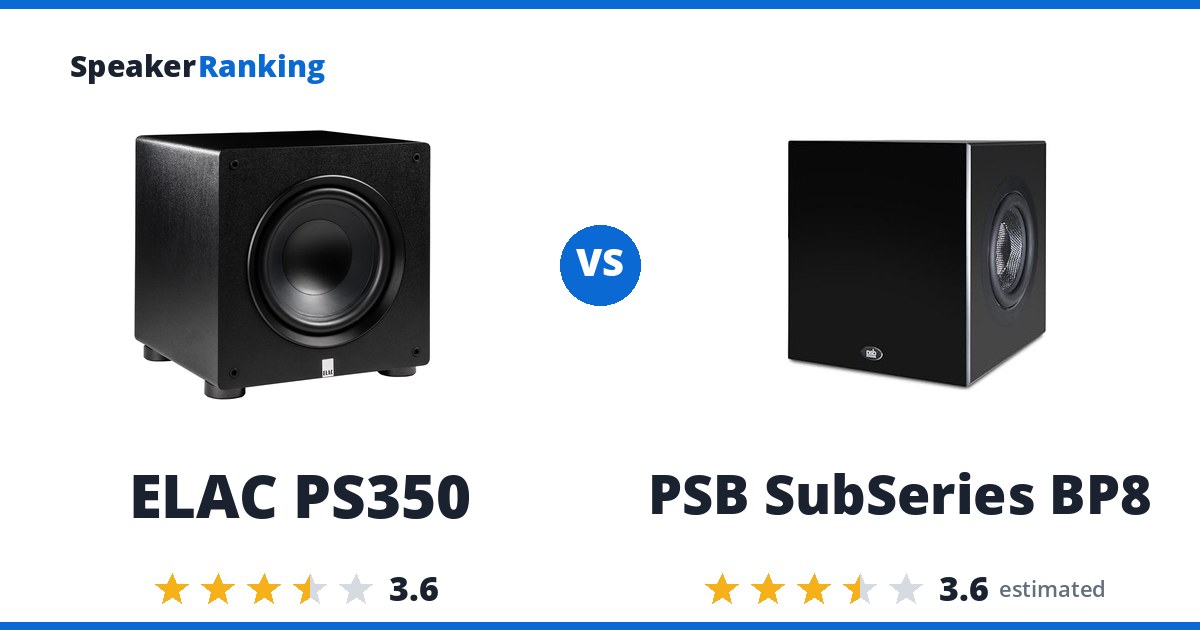 ELAC PS350 vs PSB SubSeries BP8