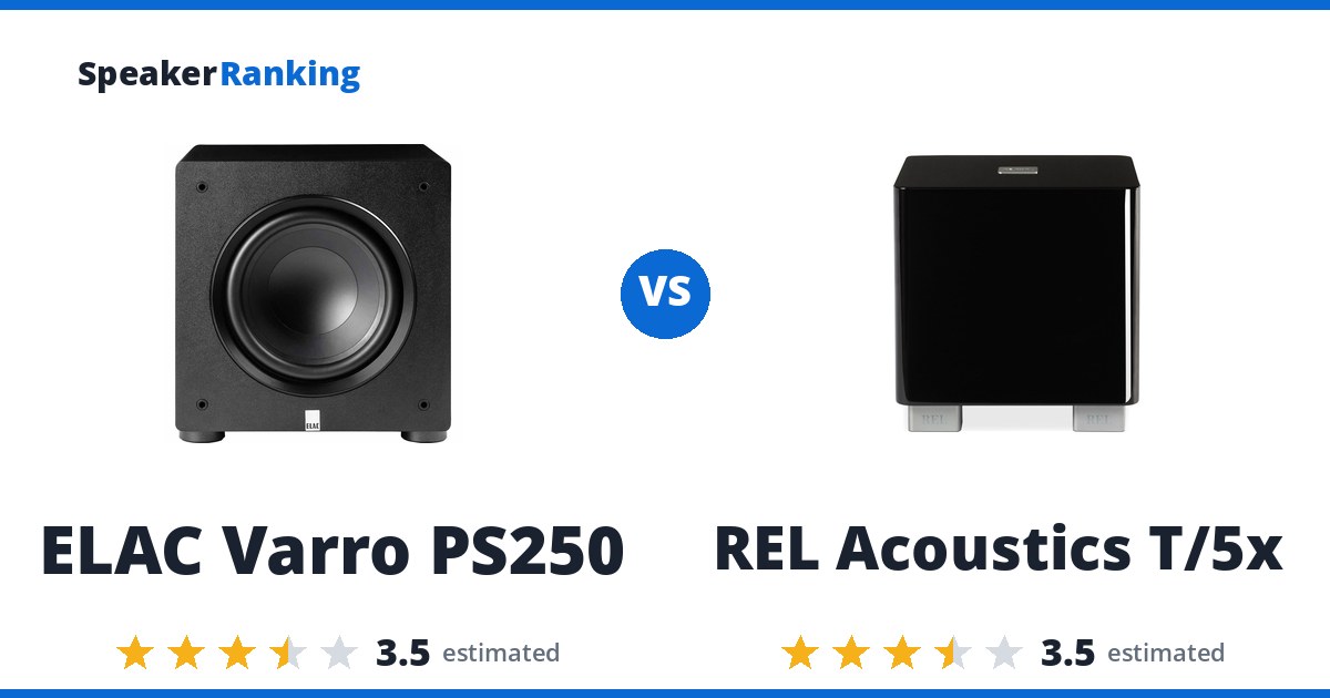 ELAC Varro PS250 vs REL Acoustics T/5x