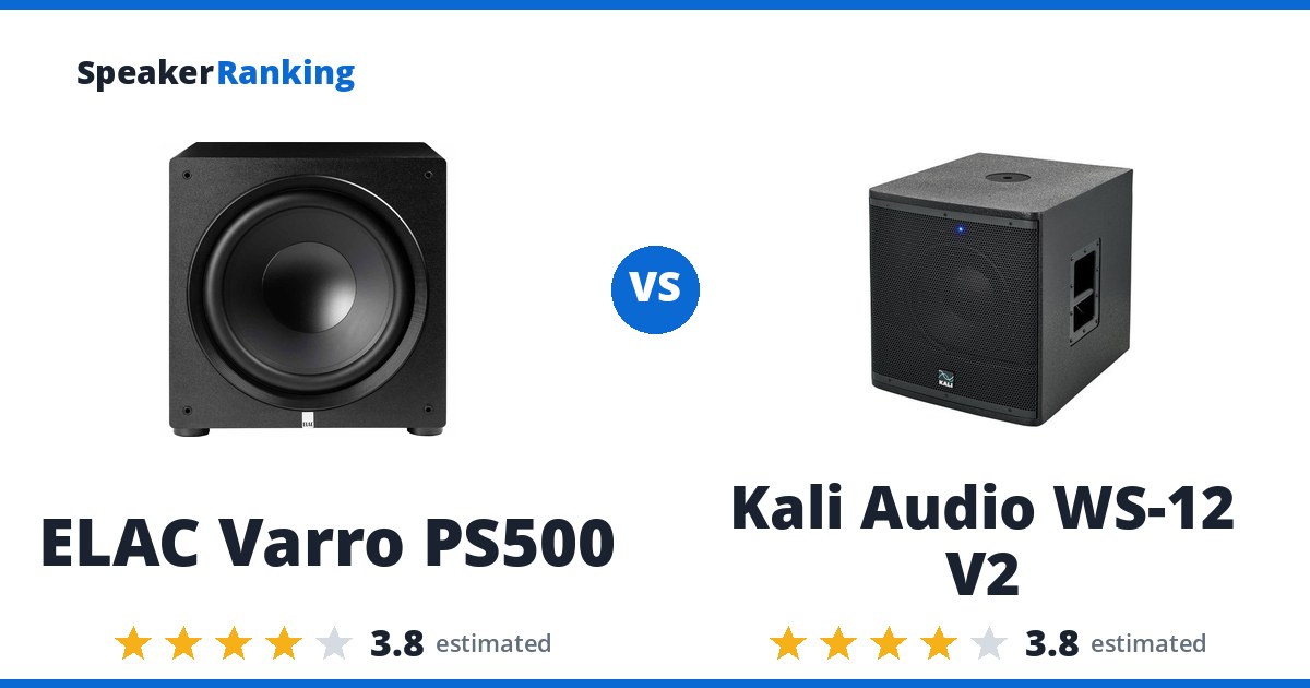 ELAC Varro PS500 vs Kali Audio WS-12 V2