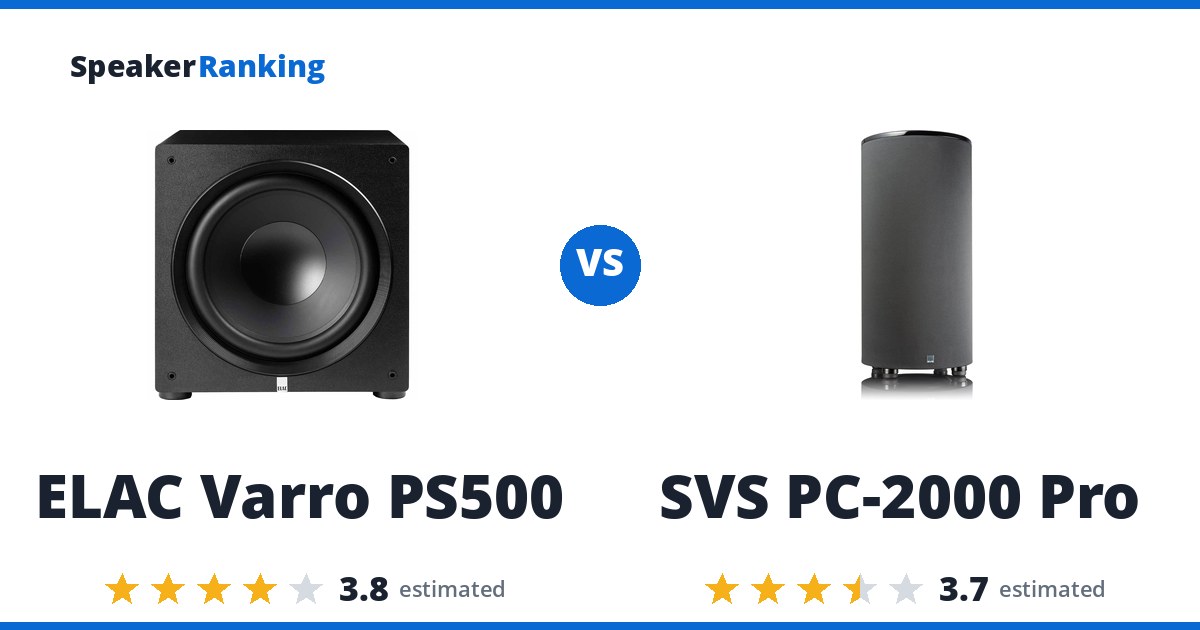 ELAC Varro PS500 vs SVS PC-2000 Pro