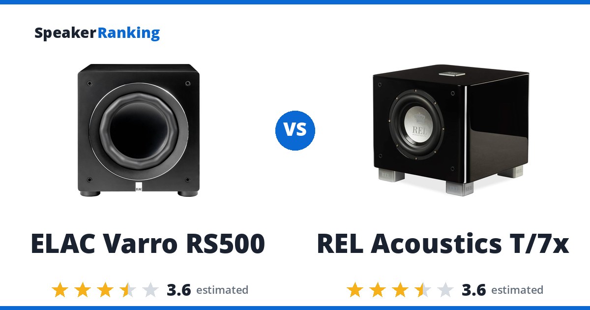 ELAC Varro RS500 vs REL Acoustics T/7x
