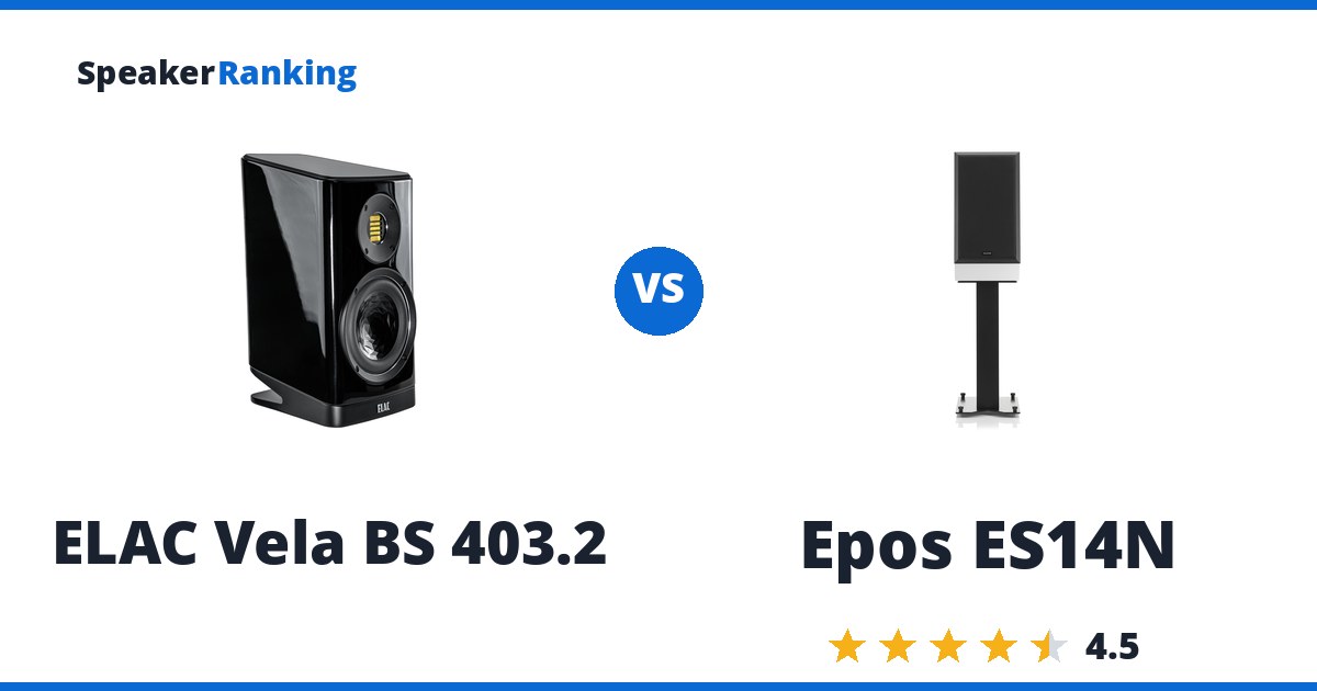 ELAC Vela BS 403.2 vs Epos ES14N