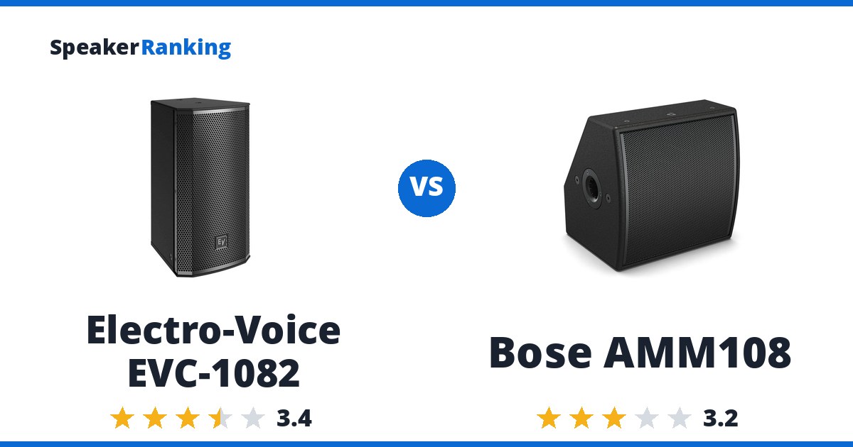 Electro-Voice EVC-1082 vs Bose AMM108