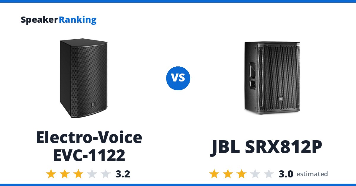 Electro-Voice EVC-1122 vs JBL SRX812P