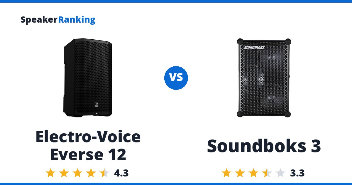 Electro-Voice Everse 12 vs Soundboks 3