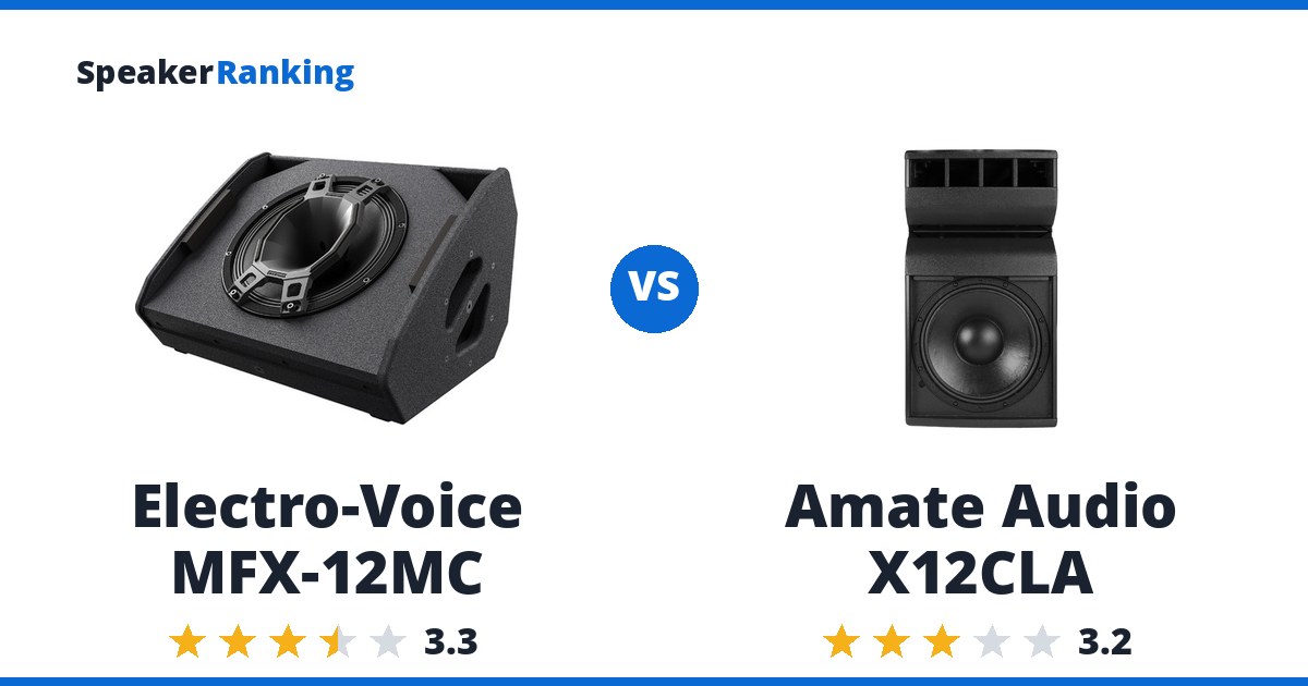 Electro-Voice MFX-12MC vs Amate Audio X12CLA