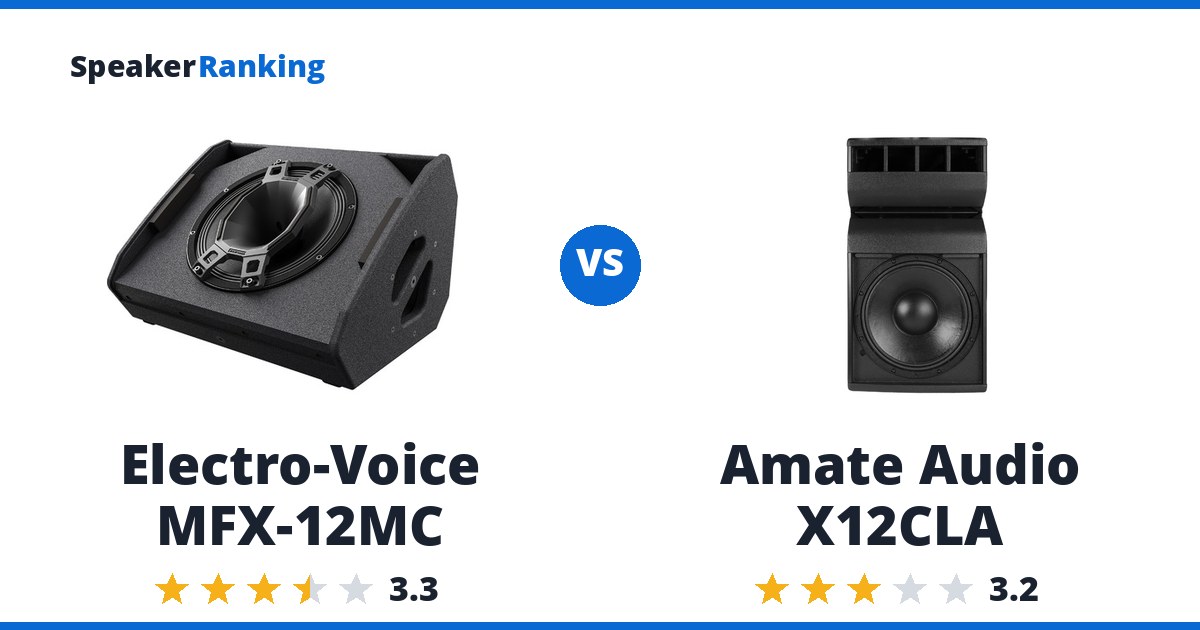 Electro-Voice MFX-12MC vs Amate Audio X12CLA