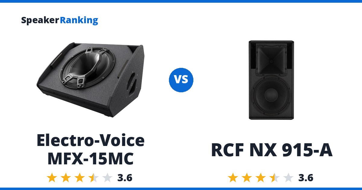 Electro-Voice MFX-15MC vs RCF NX 915-A
