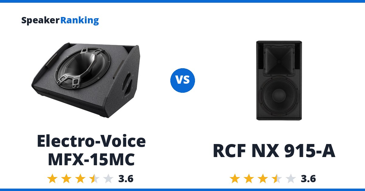 Electro-Voice MFX-15MC vs RCF NX 915-A